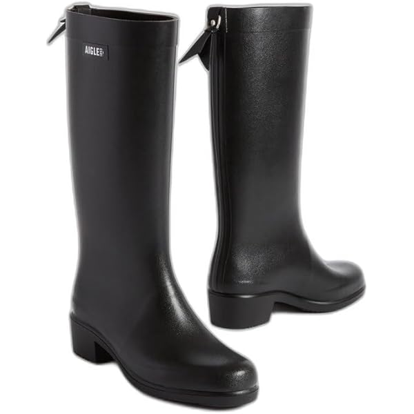 新品♡AIGLE ブラック レインブーツ 38　MISS　JULIE2 Amazon.com: Aigle Womens Miss Julie 2 Rubber Noir Boots 8 US